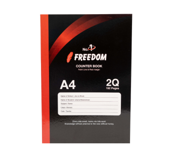 Freedom Counter Book – 2 Quire